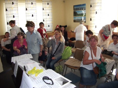 2012. Németország, Naumburg, próbaterem